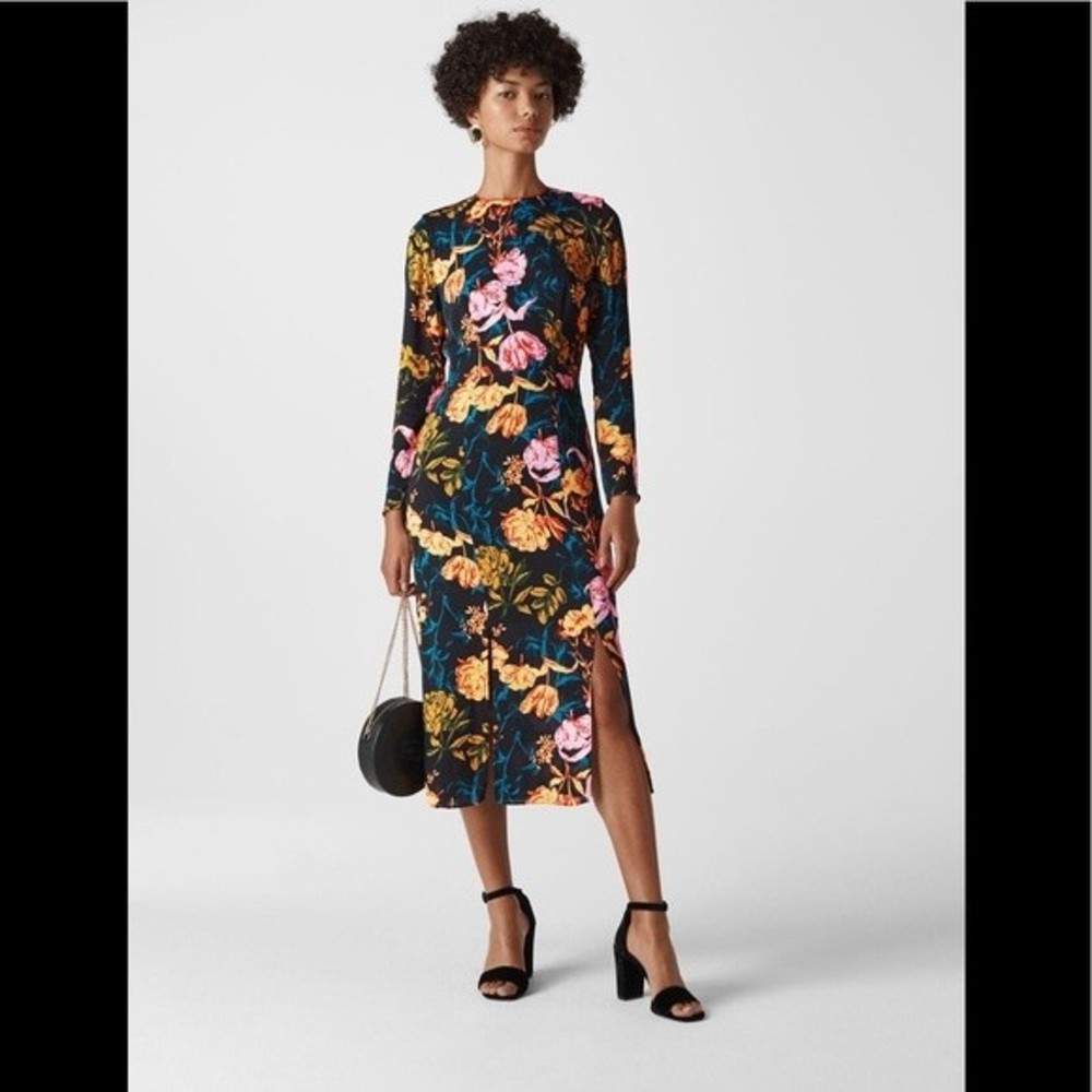Whistles Digital Bloom ‘Bella’ Dress